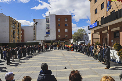 destacada Móstoles guarda un minuto de silencio por las víctimas del 11-M