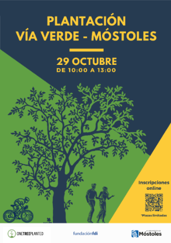 Móstoles plantará 550 árboles en la Vía Verde del río Guadarrama
