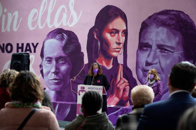 Móstoles inaugura un mural feminista (3)