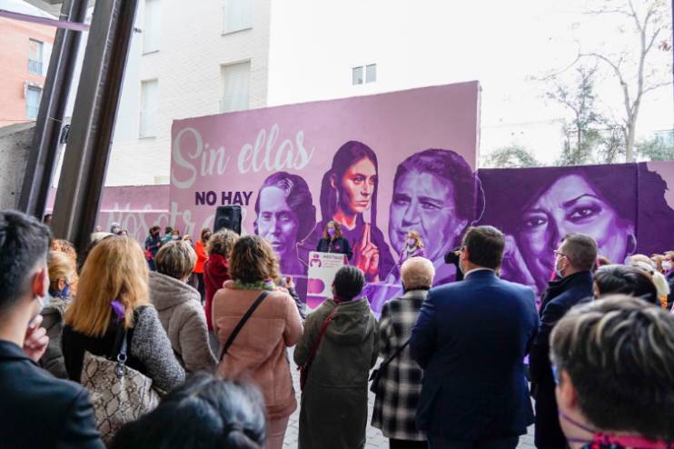 Móstoles inaugura un mural feminista (4)