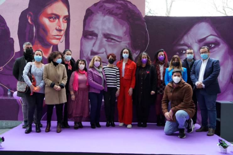 Móstoles inaugura un mural feminista (2)