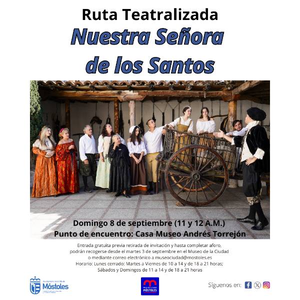 Ruta teatralizada 8 septiembre (Post de Instagram)