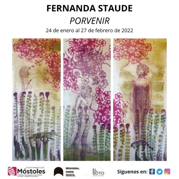 Tarjetón_Expo Fernanda Staude_C.S.C. El Soto