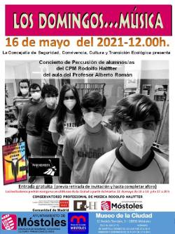 Cartel percusion 16 mayo