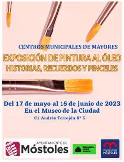 Cartel-exposición Centros de Mayores