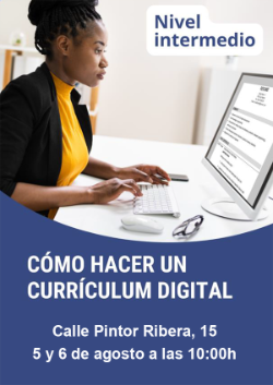 5 y 6 de agosto de 2025 - Cómo hacer un currículum digital - CCD agosto