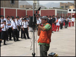 Instalación y explicación de la estación meteorológica I E Alborada Francesa