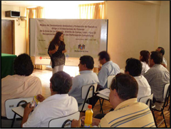 Reunión de trabajo con funcionarios de la Municipalidad de Comas