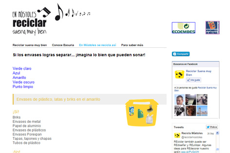 EN MÓSTOLES RECICLAR SUENA MUY BIEN