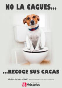 Campaña NO LA CAGES recoge sus cacas