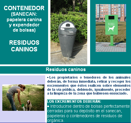 Qué depositar en cada contenedor