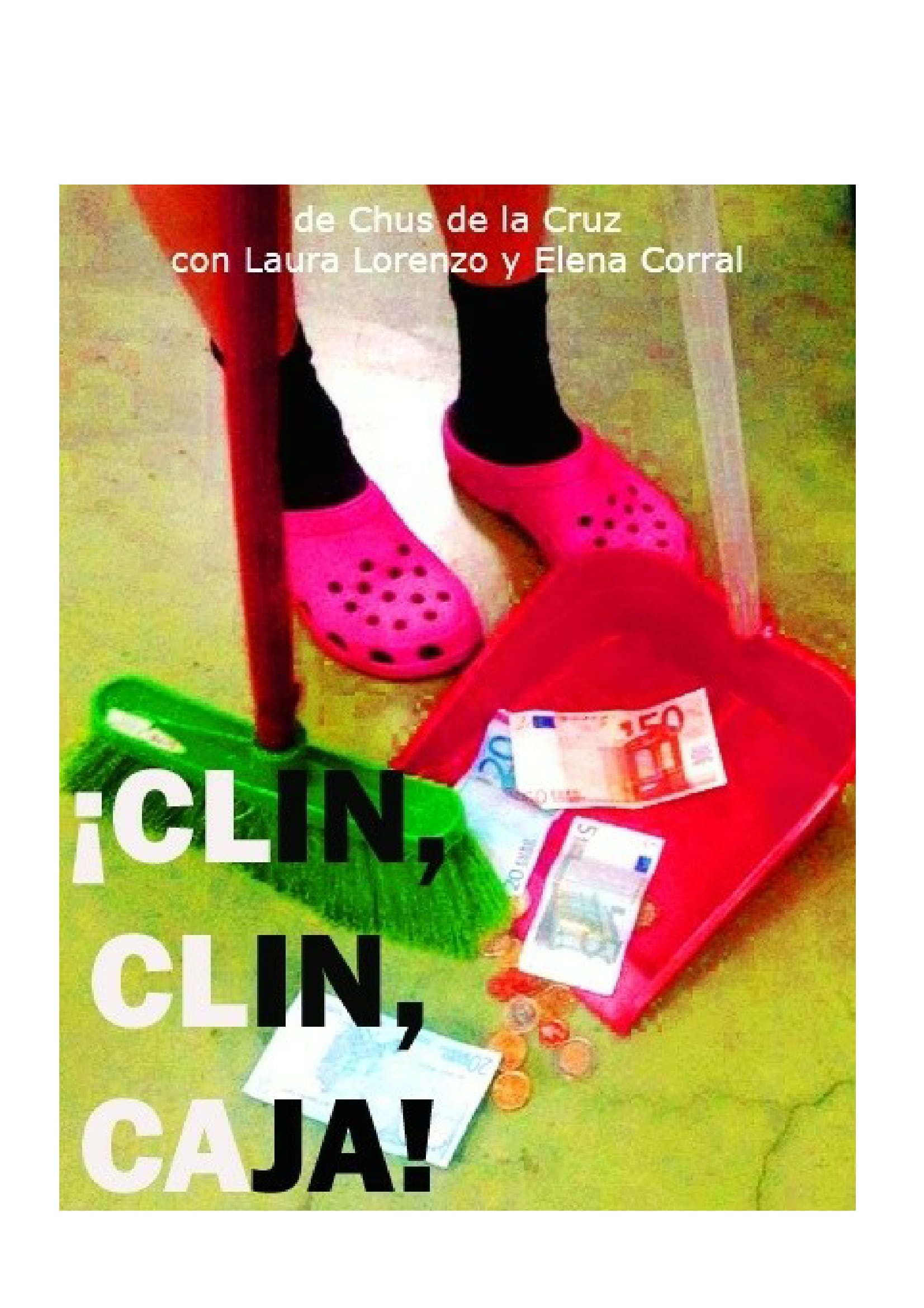 Cartel Arte en Corto. Clin,clin, caja-1
