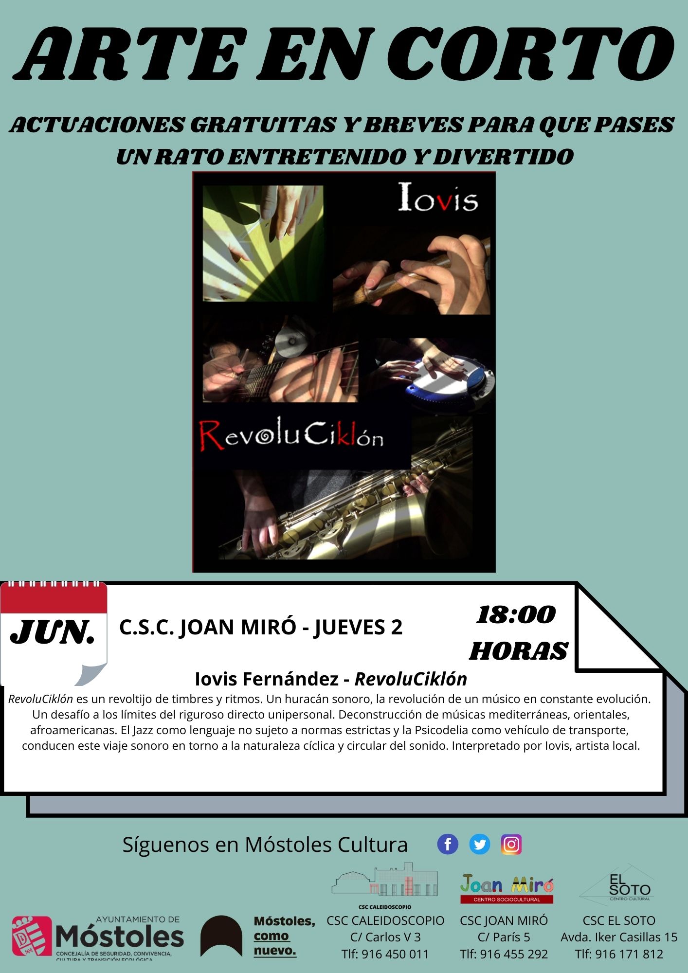 CARTEL ARTE EN CORTO_IOVIS_JOAN MIRÓ