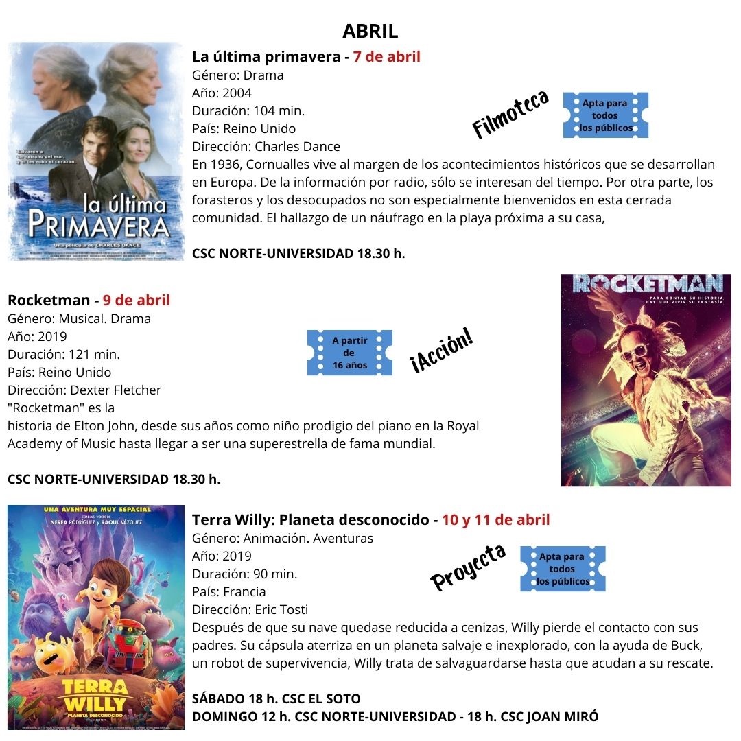 CINE+CINE SEMANA 5-11 ABRIL 2021