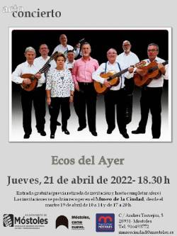 Cartel Ecos del Ayer