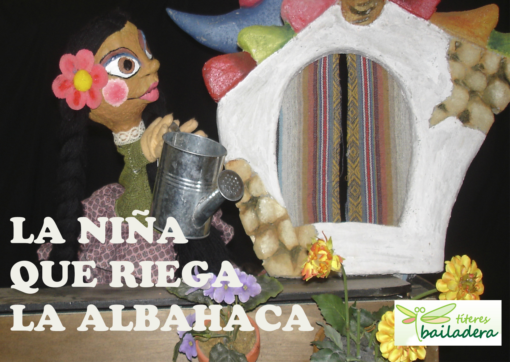 La niña que riga la albahaca