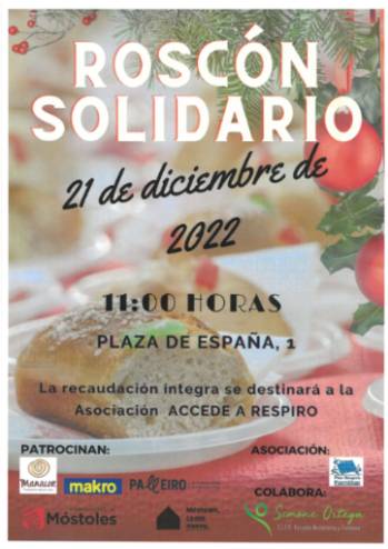 Cartel Roscón Solidario 2022