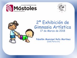 Cartel 2ª Exhibición Escolares y Babygym