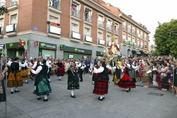 procesión en honor a la patrona de Móstoles 1