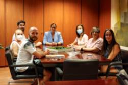 Reunión con el Presidente del Hogar Extremeño de Móstoles