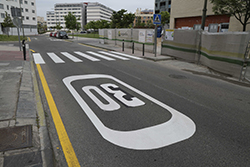 Señalización horizontal calle Alfonso XIIp