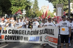 Manifestación trabajadores KOOLAIR 2