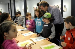 Taller infantil expo Egorretratos 7