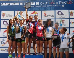 EQUIPO FEMENINO CAMPEÓN DE ESPAÑA TRIATLÓN CROS