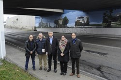 Visita mural entrada Móstoles