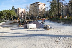 Obras acondicionamiento acceso Polidep A Torrejón 1