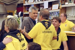 Comida en la peña Los Corbatos 4
