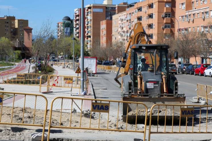 Obras de remodelación de la avenida de Iker Casillas 2