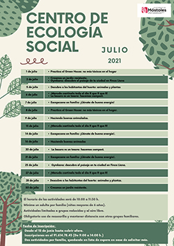 Centro de Ecología Social - Talleres de Julio