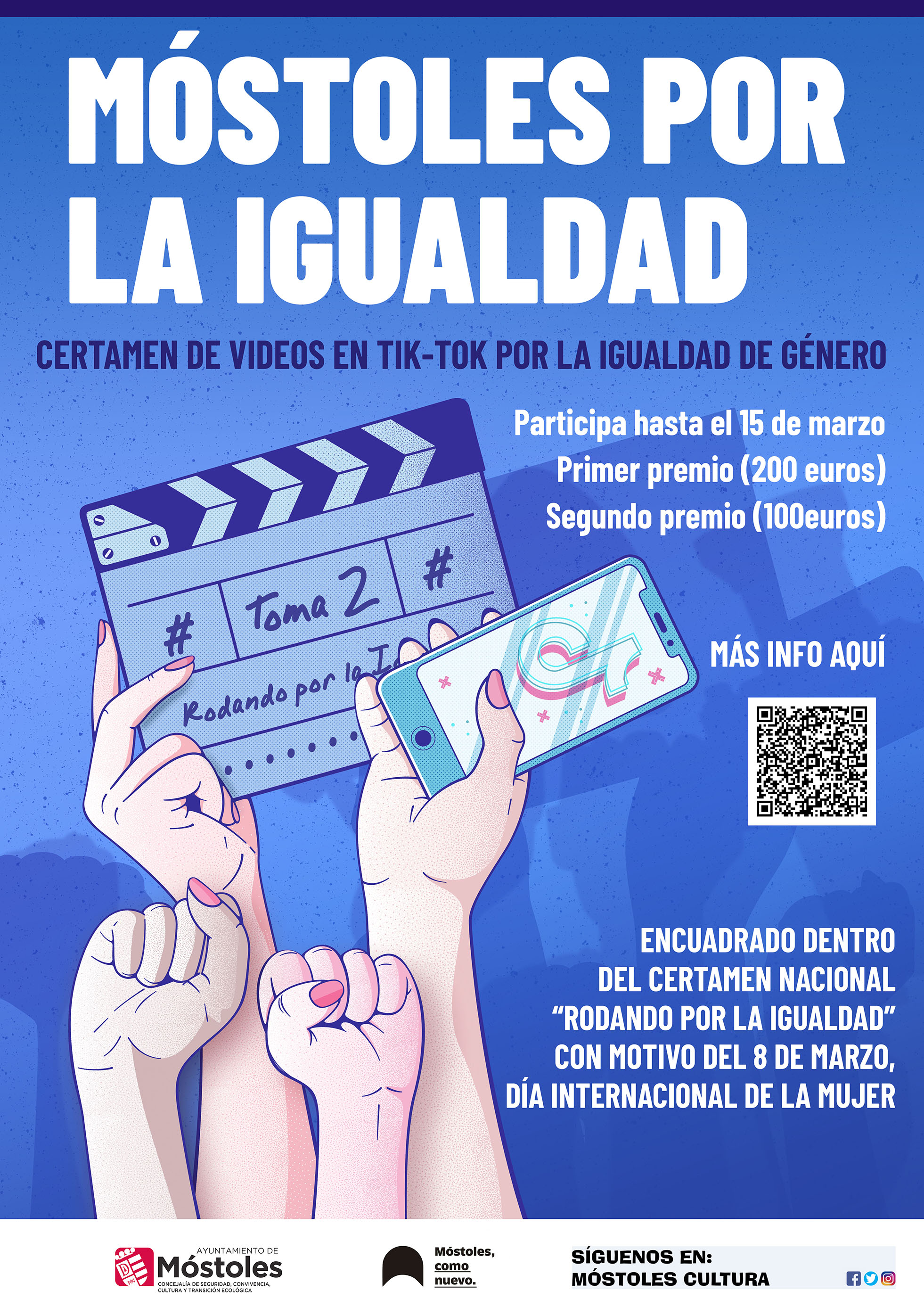 Cartel Móstoles por la igualdad