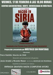 CARTEL PELÍCULA NACIDO EN SIRIA EN C.S.C.NORTE-UNIVERSIDAD