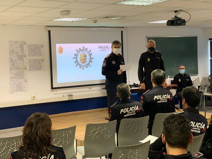 Policía Municipal de Móstoles formación en violencia de género