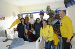 Reyes Magos de las Peñas Visitan Hospitales 3