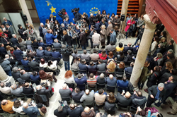 Roberto Sánchez en la reunión de alcaldes de la FEMP noticia destacada