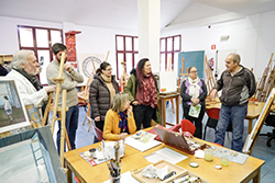 Visita Clases pintura Agua Viva CSC Joan Miro_13p