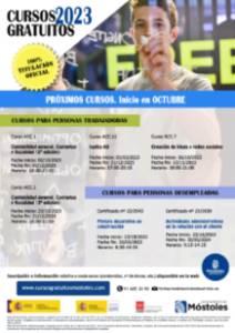 Próximos cursos Octubre 2023