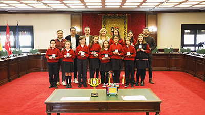 destacada Recepción a los alumnos del colegio Villaeuropa