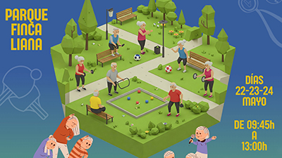 destacada Jornadas de envejecimiento activo para mayores en Parque Finca Liana Mayo 2025 copia