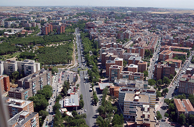 Destacada vistas aereas de Móstoles
