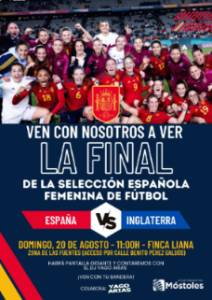 Selección española en la final del Mundial