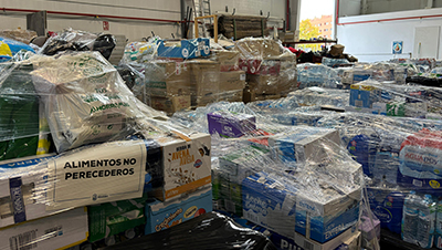 destacada Móstoles recoge más de 150 palés de ropa y enseres para los afectados por la DANA (4)