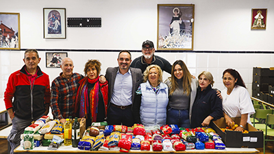 destacada Entrega Comedor Social San Simón de Rojas alimentos no perecederos