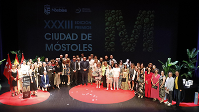 destacada El Teatro del Bosque acogió la XXXIII edición de los Premios Ciudad de Móstoles (1) copia