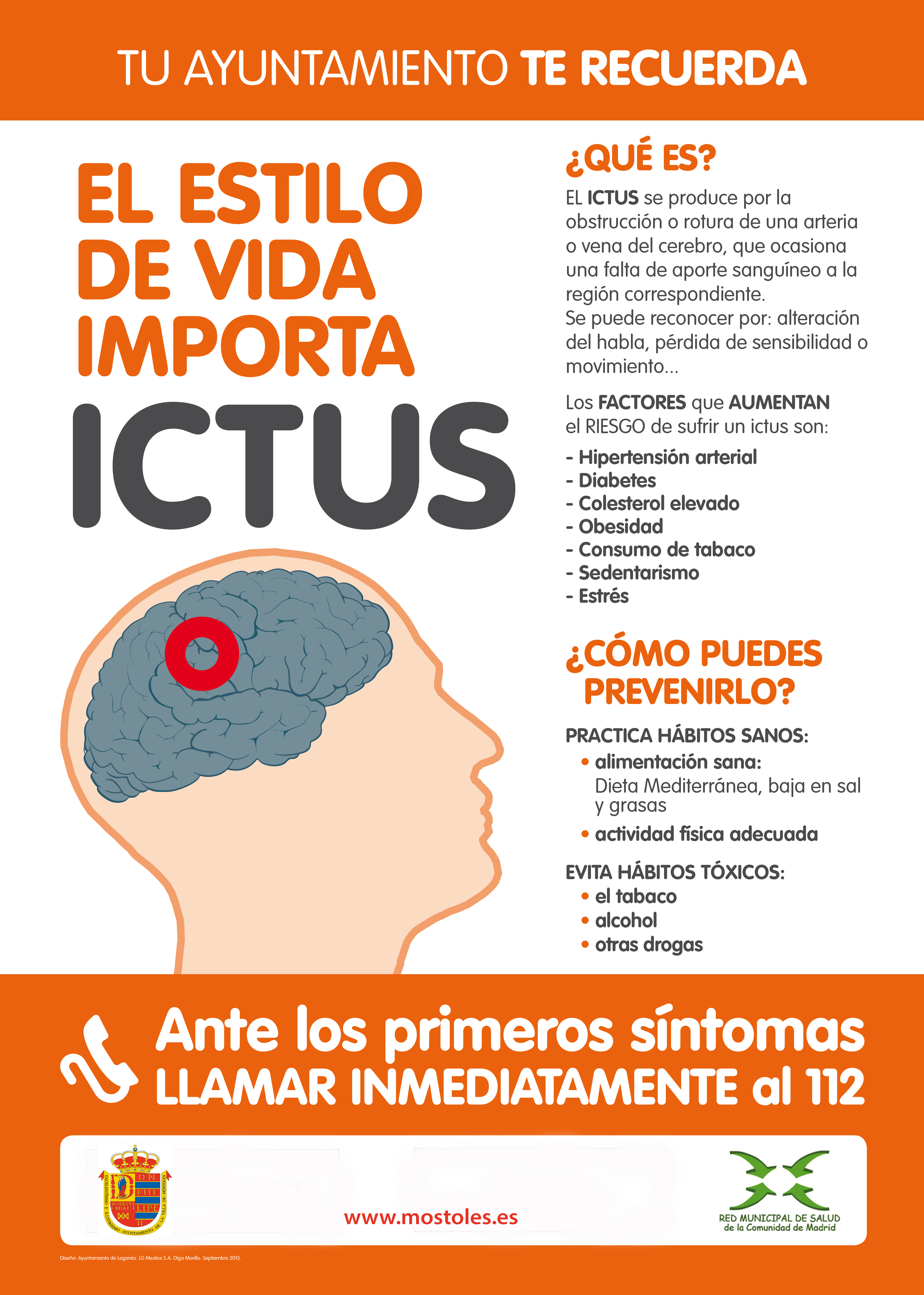 Cartel Día Mundial del ICTUS 2015