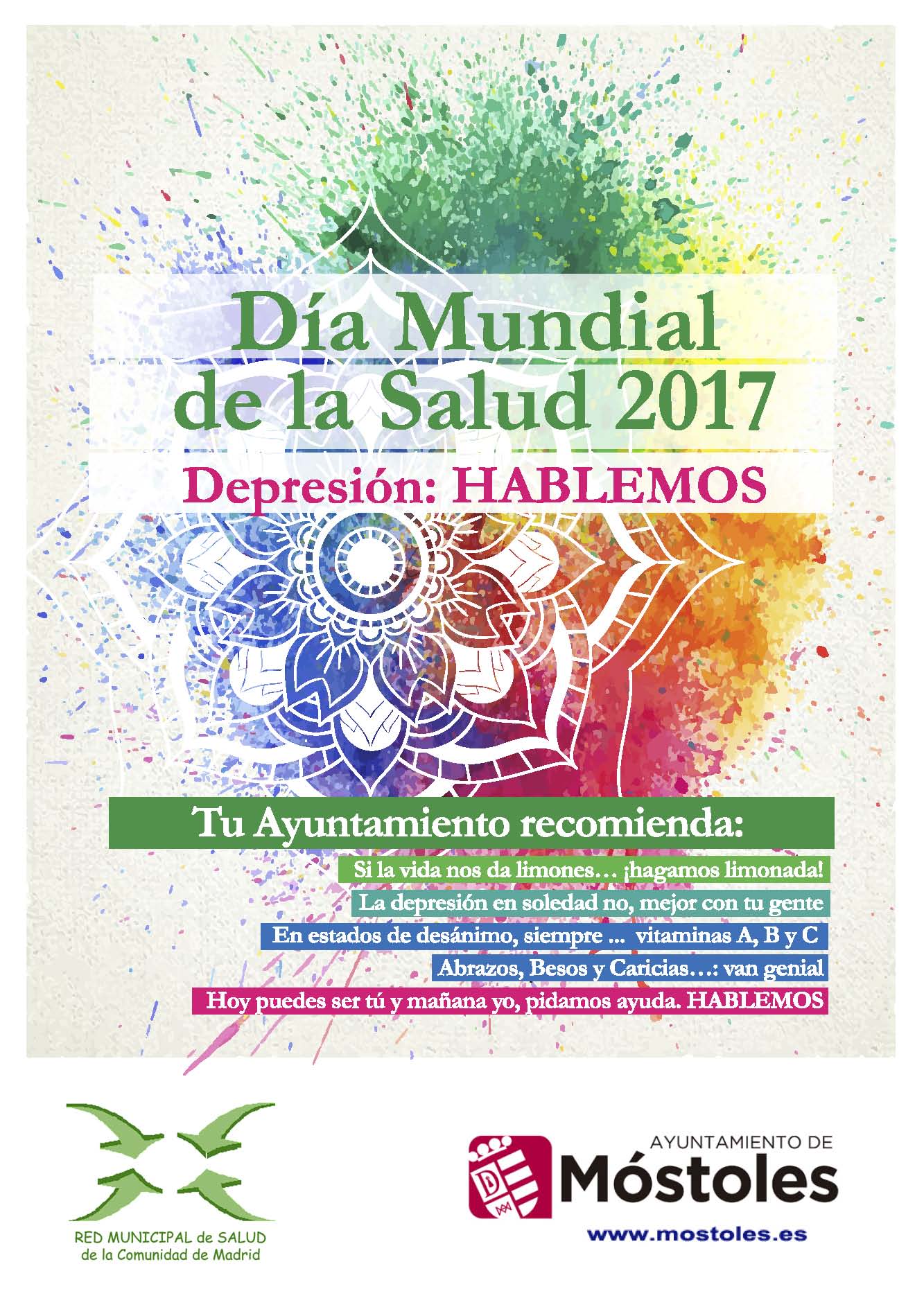 DÍA MUNDIAL DE LA SALUD 2017 RMS MOSTOLESp