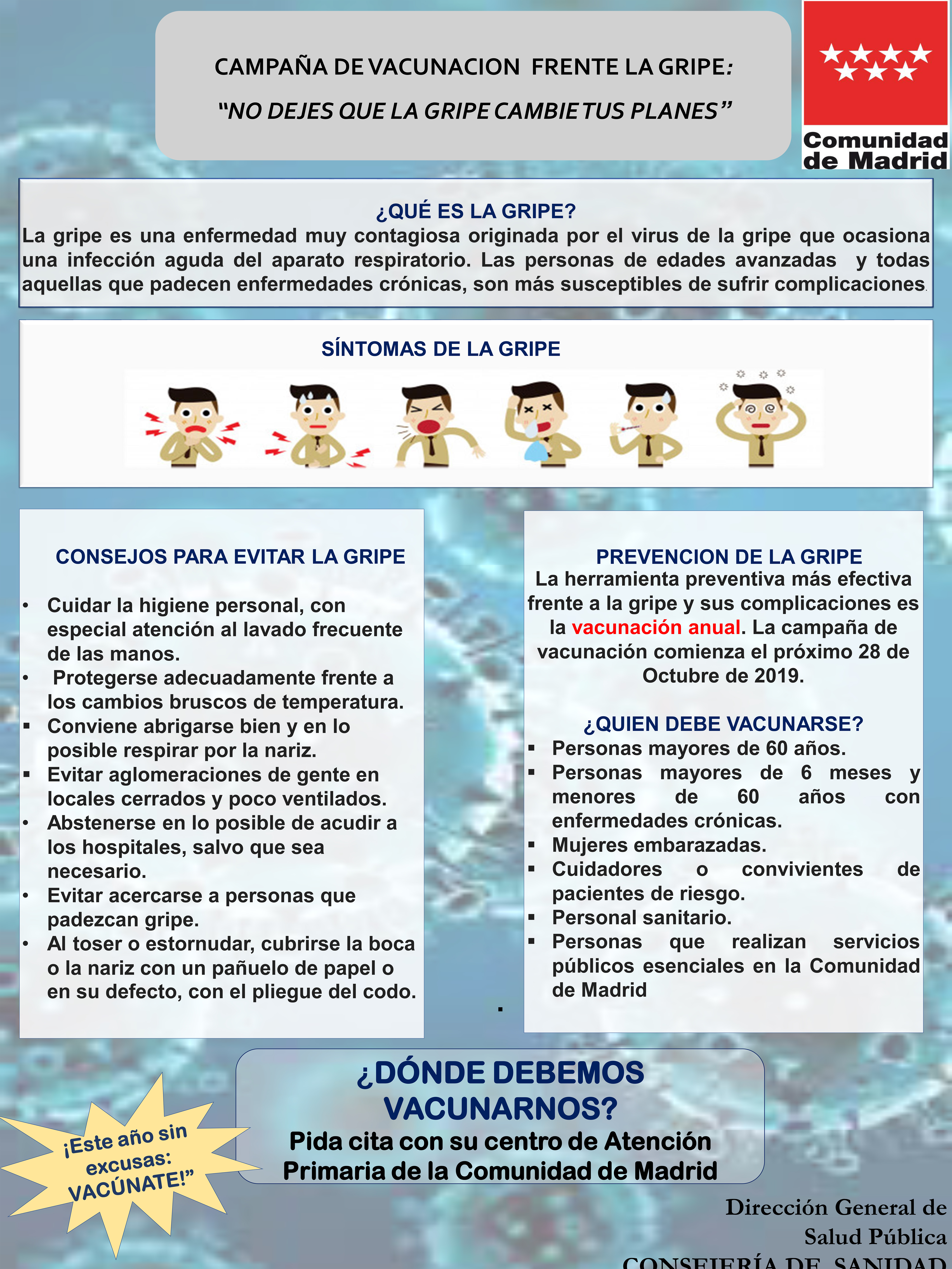 Información campaña frente a la gripe